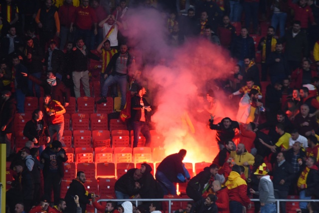 Türk Futbolunun 'kara' gecesinden kareler