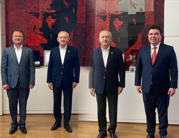 İzmirli başkanlardan CHP Lideri’ne ziyaret