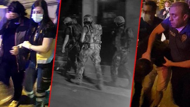 Kayseri'de olaylı gece! Özel Harekat devreye girdi