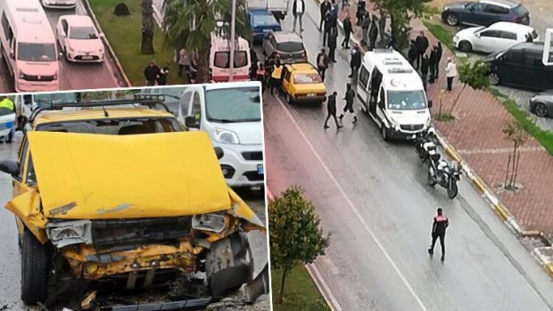 Antalya'da korkunç kaza: 2 ağır yaralı