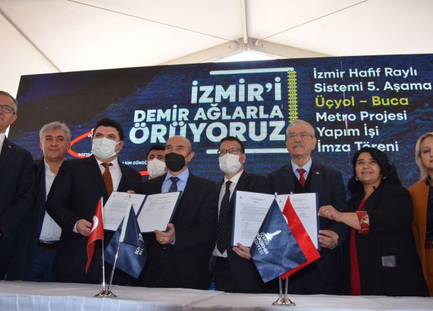 İzmir tarihinin en büyük yatırımı için imzalar tamam... Buca metrosunun temeli 14 Şubat’ta atılıyor!