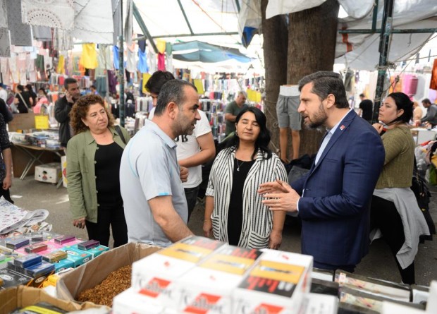 CHP'li Yücel pazarın nabzını tuttu: İktidarın 3 günlük ömrü bile yok!