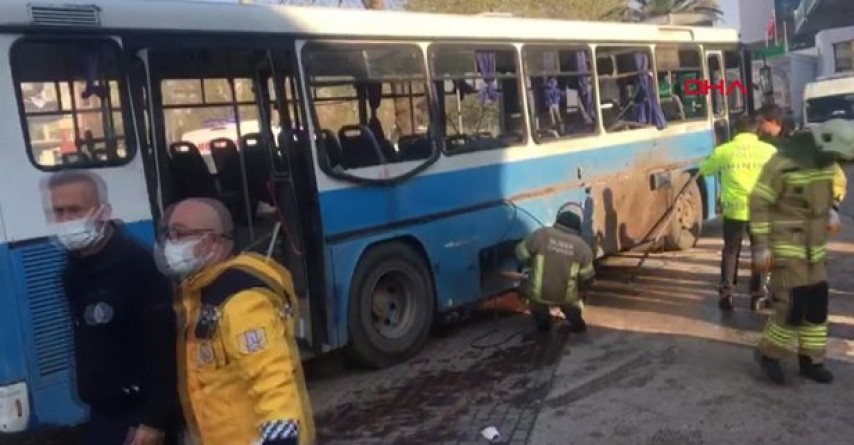 İnfaz koruma memurlarını taşıyan otobüste patlama! Acı haber geldi