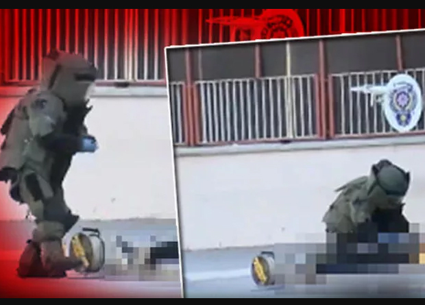 Gaziantep'te canlı bomba alarmı! Emniyet binası önünde bir kişi vuruldu