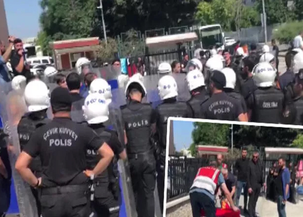 Bakırköy Adalet Sarayı önünde çıkan olaylarda 12 gözaltı