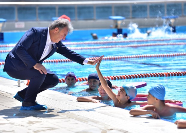 Başkan İduğ söz vermişti... Çambidi'nde yüzme keyfi başlıyor