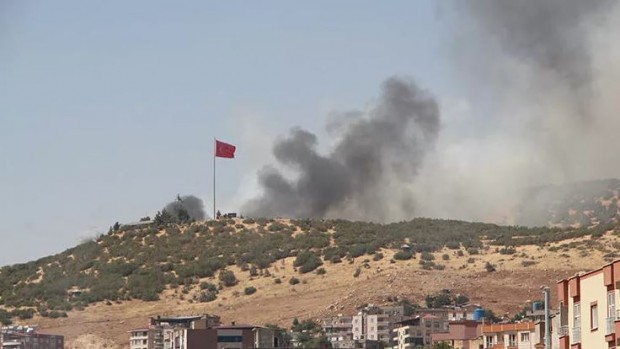 Şırnak’ta mühimmat bakımı sırasında patlamanın ardından yangın çıktı: 2 yaralı
