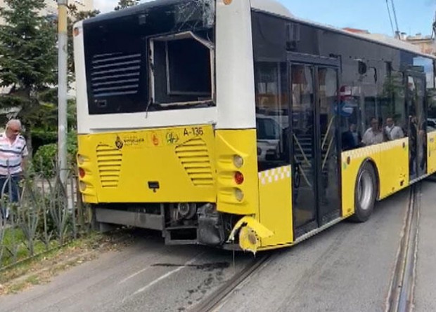 Güngören'de tramvay yolunda kaza: Seferler normale döndü