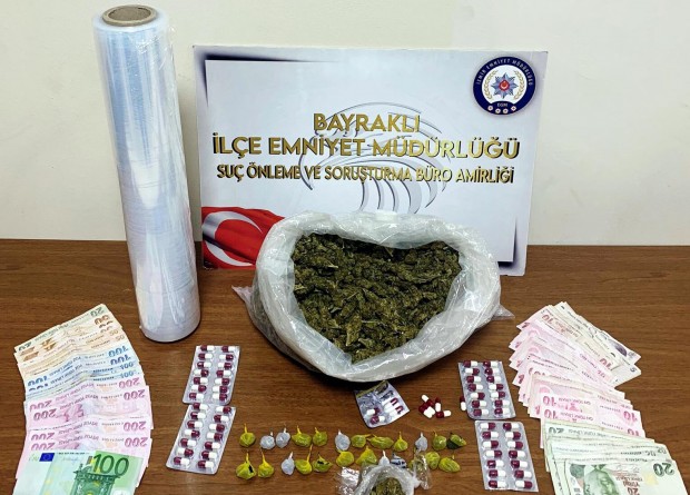 İzmir'deki uyuşturucu operasyonu… 2 tutuklama