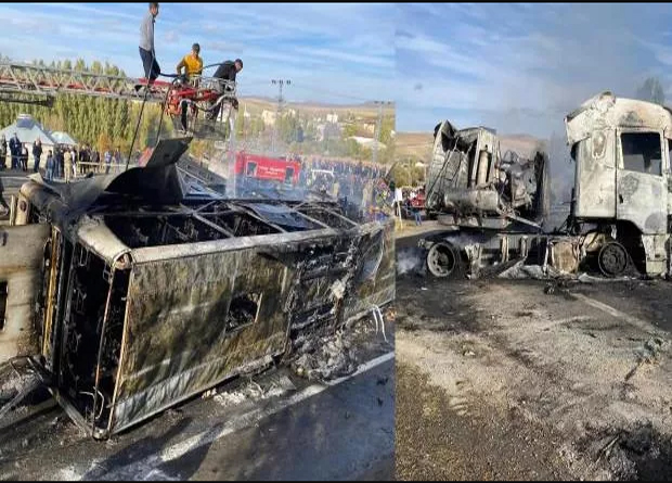 Ağrı'da otobüs kazasında ölen 7 kişinin kimlikleri belli oldu