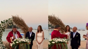 Başkan Oran 3 dilde nikah kıydı!
